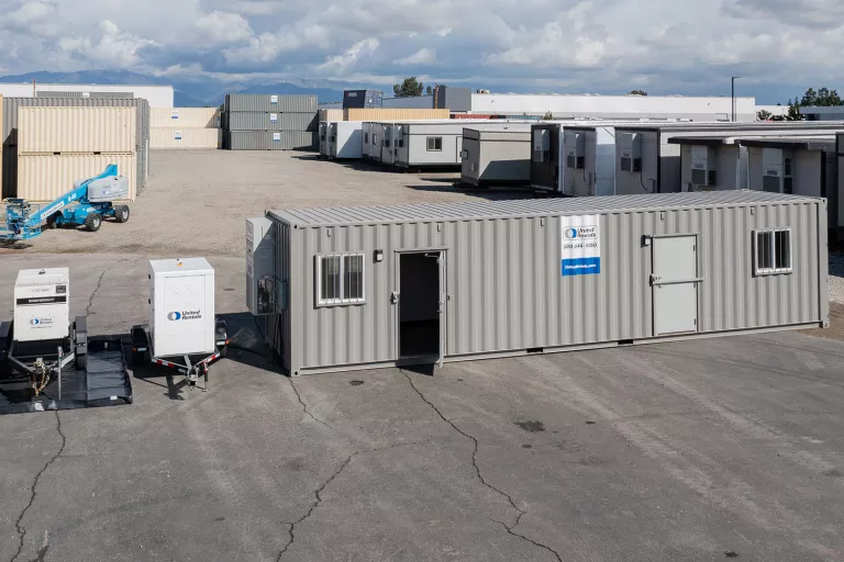 Storage Containers used as Equipment Shelters