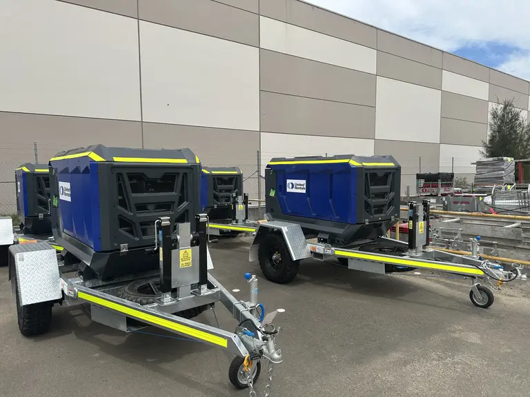 Pumps on Trailer