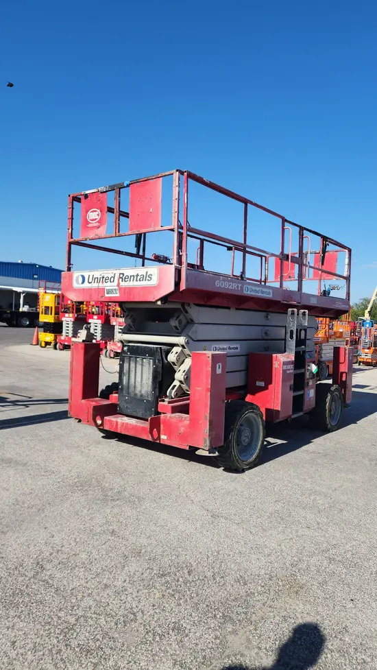 2016 MEC 6092RT Rough Terrain Scissor Lift