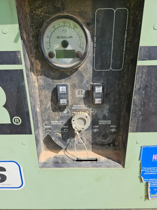 2018 Sullair 185DPQ-KU-T3 Air Compressor