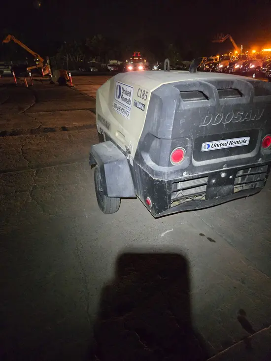 2019 Doosan C185WDO-T4F Air Compressor