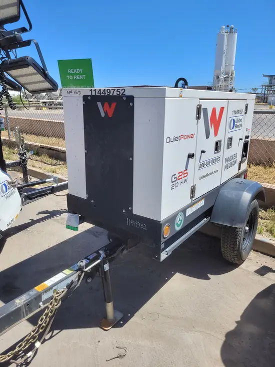 2022 Wacker Neuson G25 T4F Diesel Generator