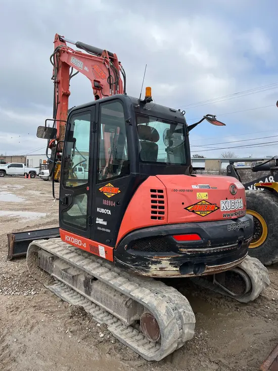 2017 Kubota KX080-4SR3A Mini Excavator