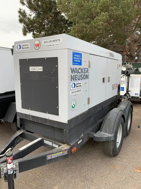 2019 Wacker Neuson G50 T4F Diesel Generator