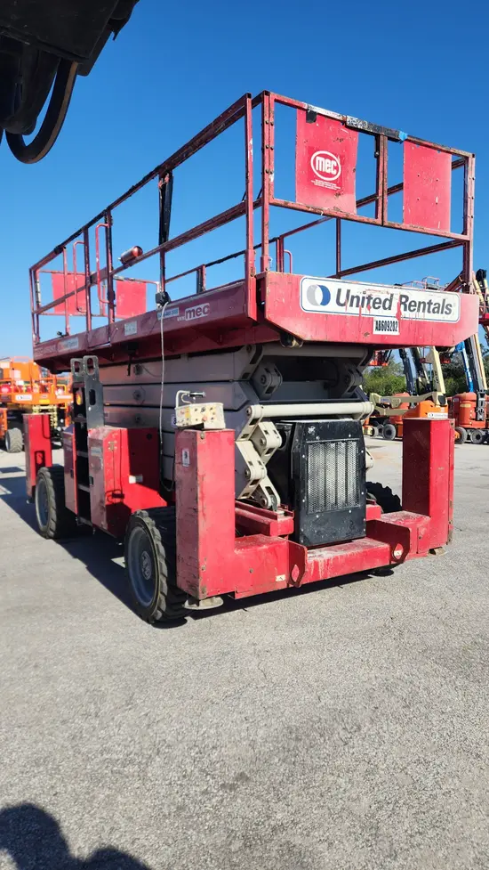 2016 MEC 6092RT Rough Terrain Scissor Lift