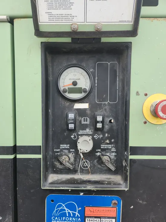 2019 Sullair 425HDPQ-PE Air Compressor