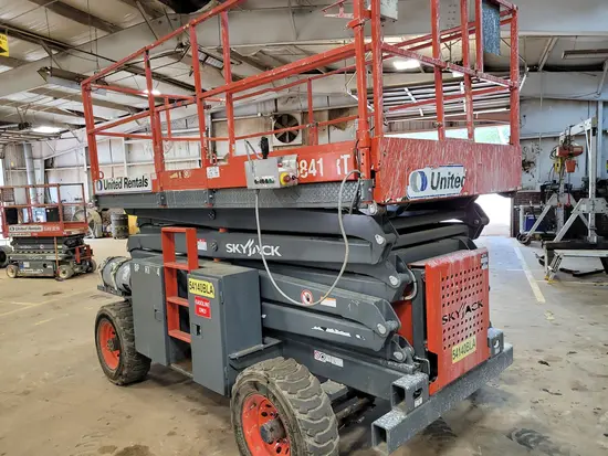 2017 Skyjack SJ8841RT Rough Terrain Scissor Lift