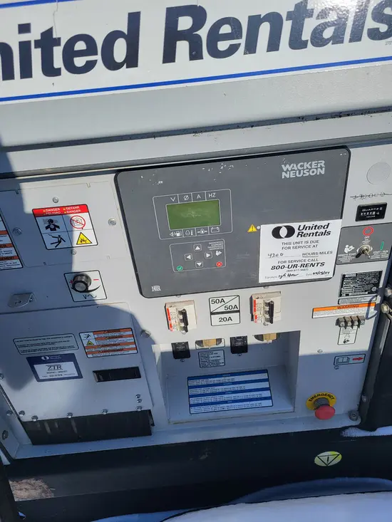 2018 Wacker Neuson G25 T4I Diesel Generator