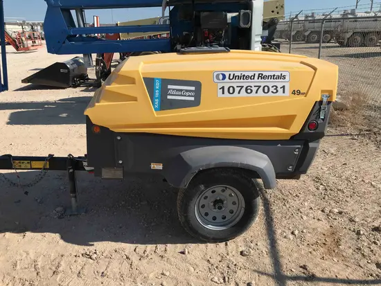 2018 Atlas Copco XAS185KD7 T4F Air Compressor