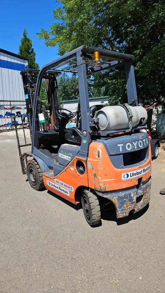 2019 Toyota 8FGU15 Warehouse Forklift