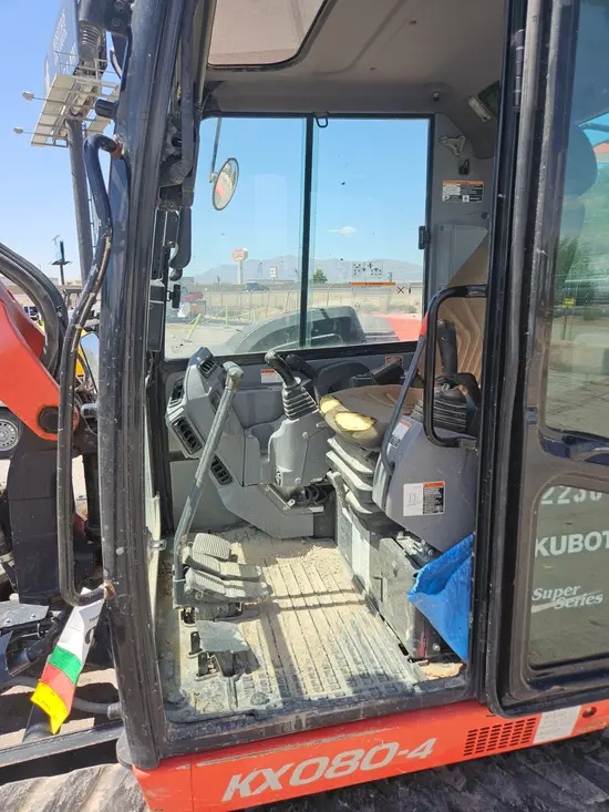 2019 Kubota KX080-4SR3A Mini Excavator