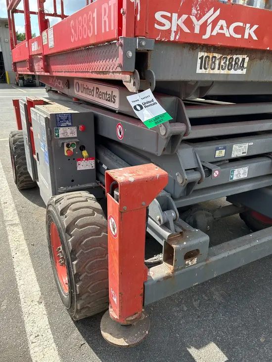 2018 Skyjack SJ8831RT Rough Terrain Scissor Lift