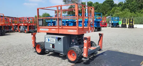 2017 Skyjack SJ6826RT Rough Terrain Scissor Lift