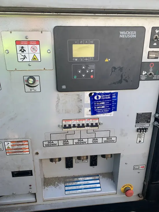2018 Wacker Neuson G50 T4F Diesel Generator