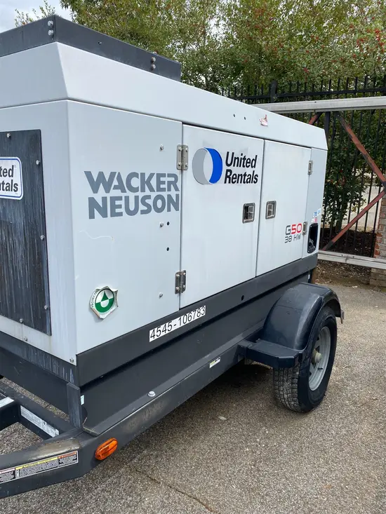 2018 Wacker Neuson G 50 Diesel Generator