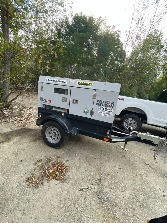 2019 Wacker Neuson G25 T4F Diesel Generator