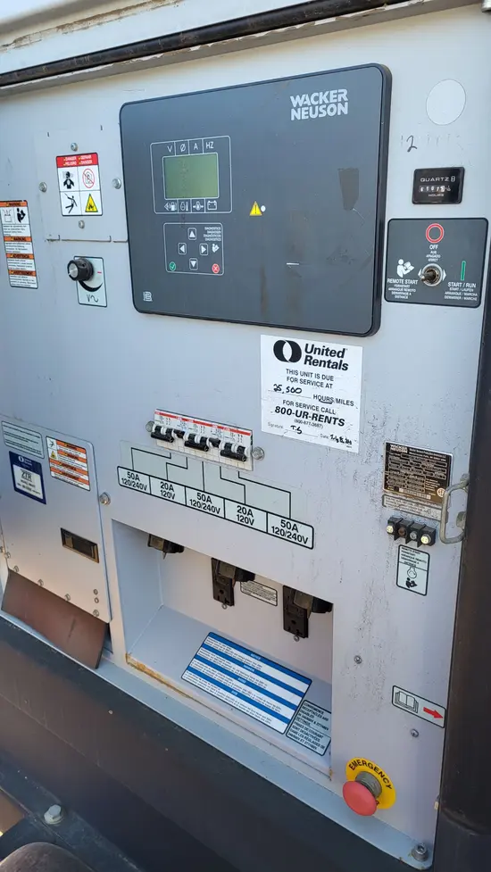 2018 Wacker Neuson G70 T3 Diesel Generator