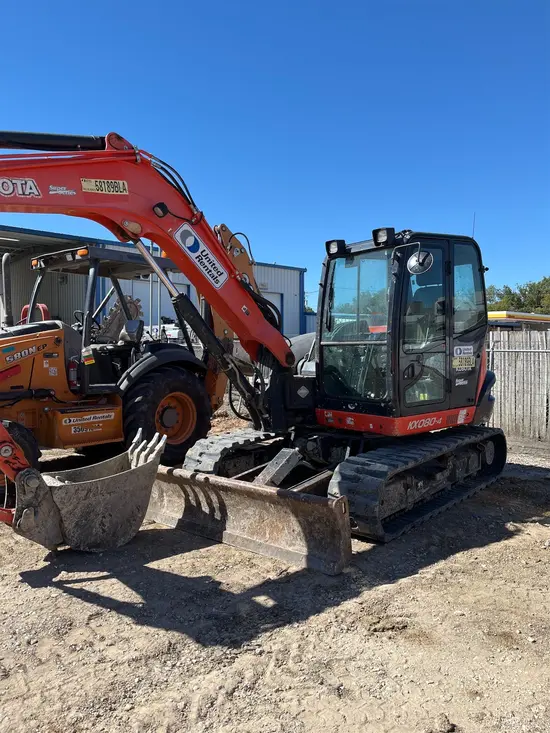 2018 Kubota KX080-4SR3 Mini Excavator