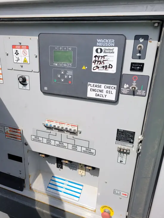 2016 Wacker Neuson G 70 Diesel Generator