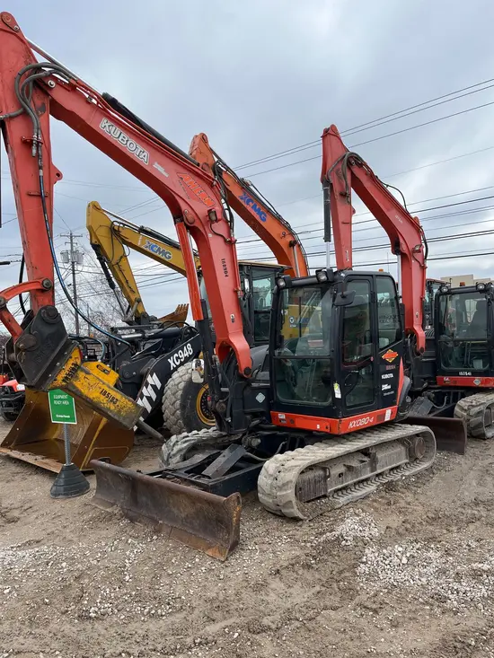 2017 Kubota KX080-4SR3A Mini Excavator