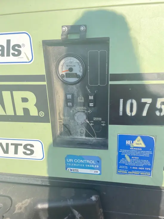 2018 Sullair 185DPQ-KU-T3 Air Compressor