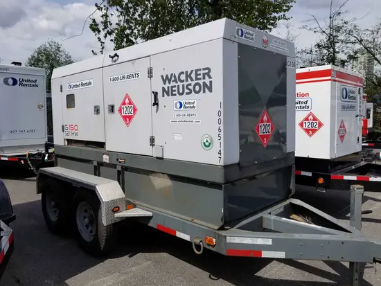 2012 Wacker Neuson G 150 Diesel Generator