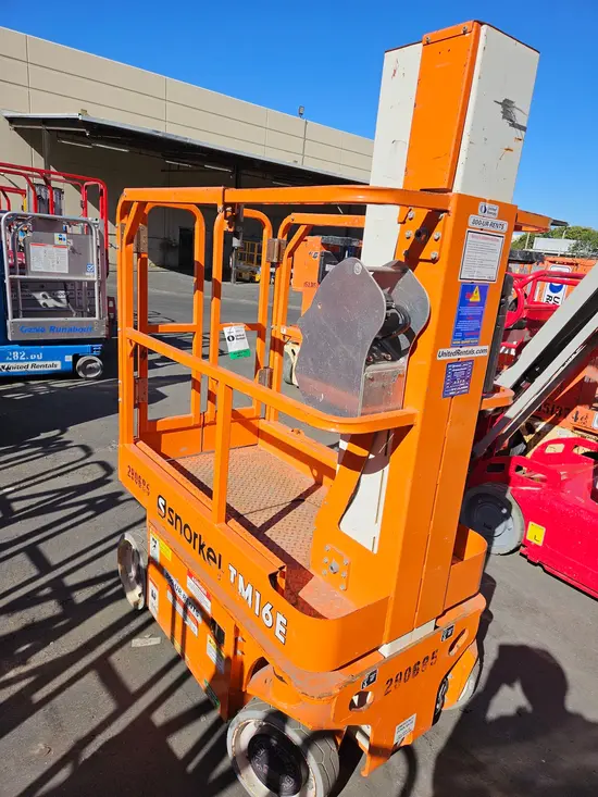 2022 Snorkel TM16E Self-Propelled One-Person Lift