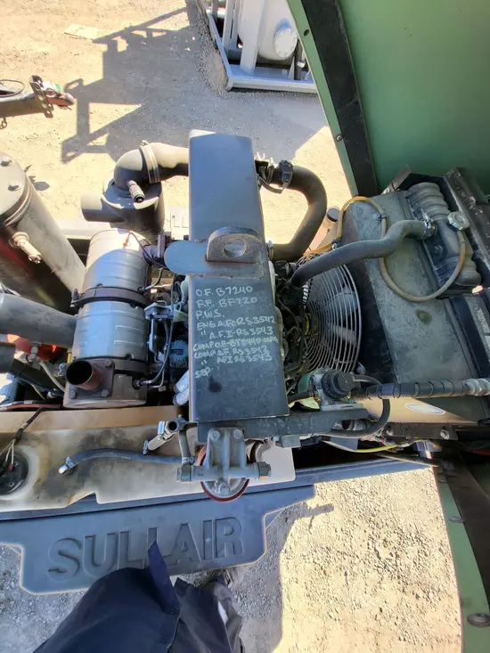 2018 Sullair 185DPQ-KU-T3 Air Compressor