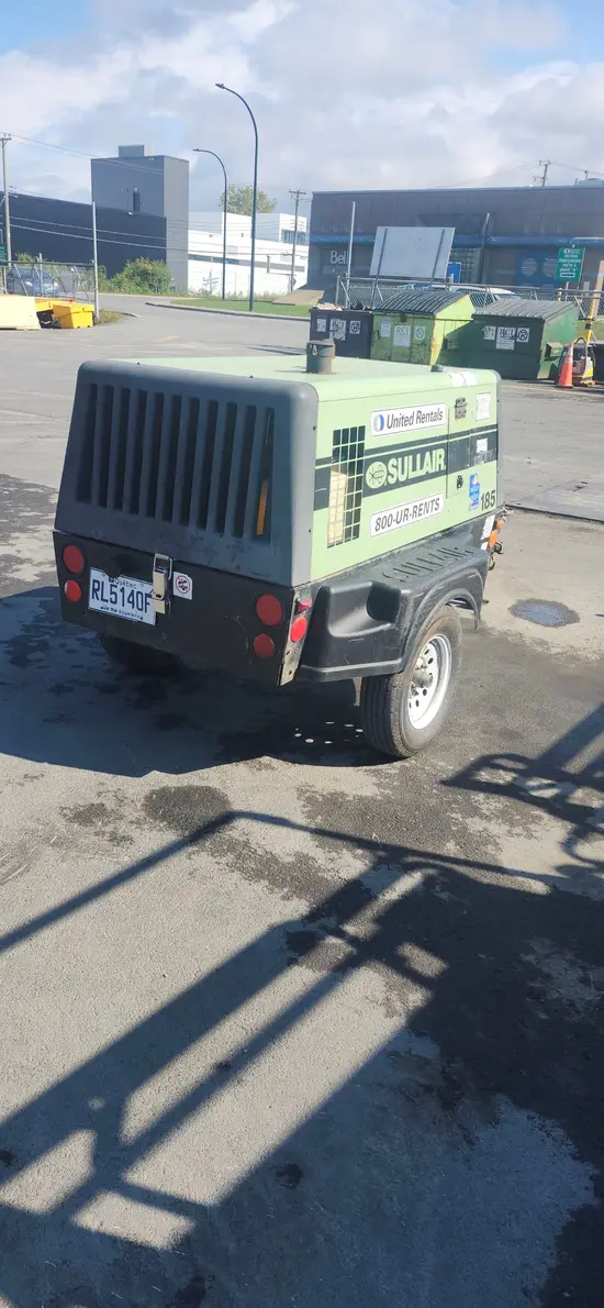 2019 Sullair 185DPQ-KU-T3 Air Compressor
