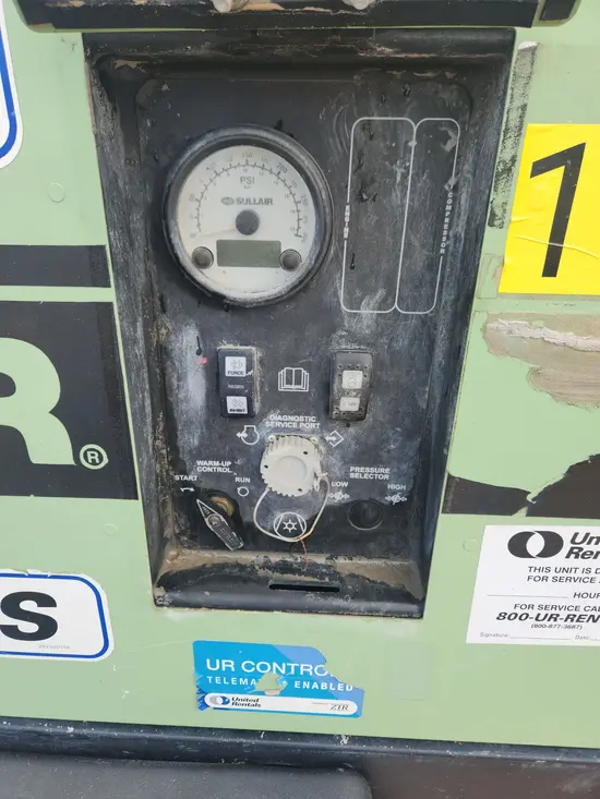 2019 Sullair 185DPQ-KU-T3 Air Compressor