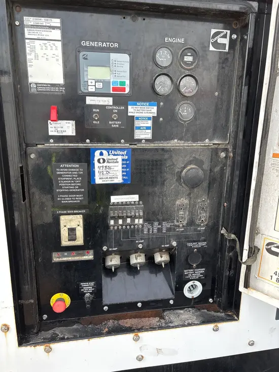 2015 Cummins C100 D6R Diesel Generator