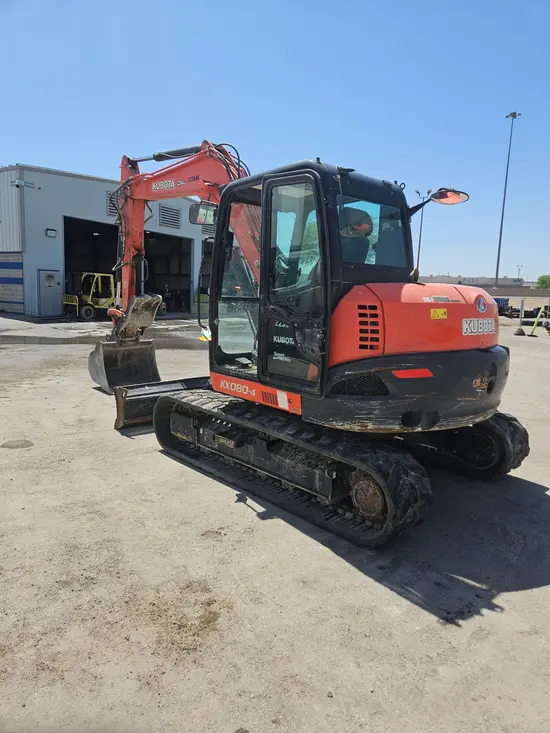 2019 Kubota KX080-4SR3A Mini Excavator