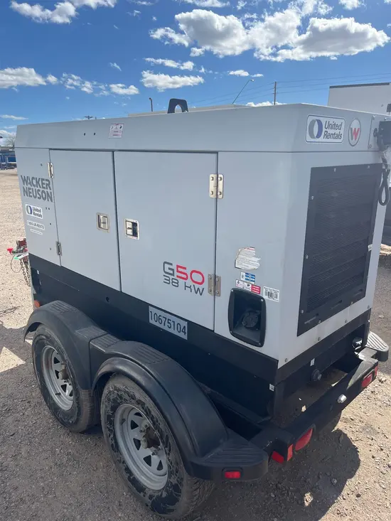 2017 Wacker Neuson G50 T4F Diesel Generator