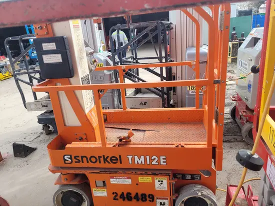 2020 Snorkel TM12E Self-Propelled One-Person Lift
