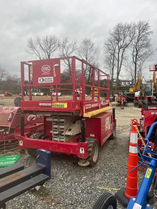 2017 MEC 4069RT Rough Terrain Scissor Lift