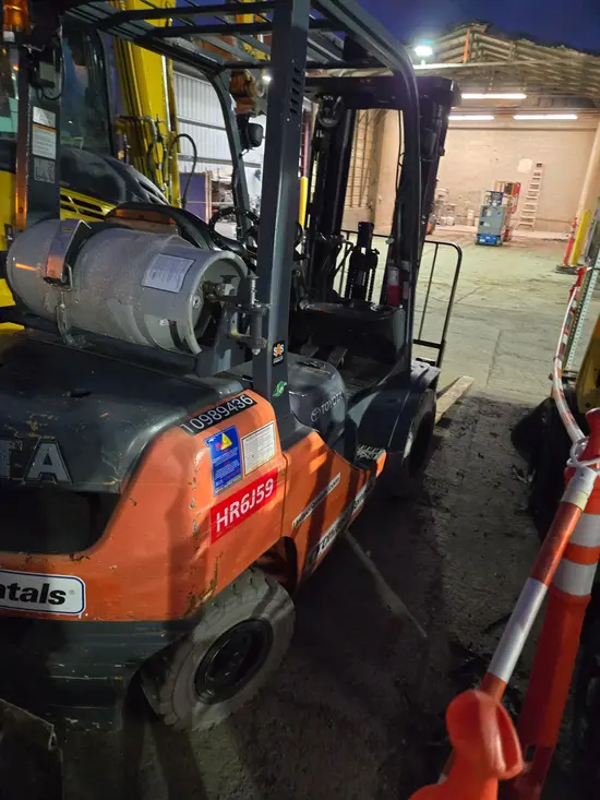 2019 Toyota 8FGU25 Warehouse Forklift