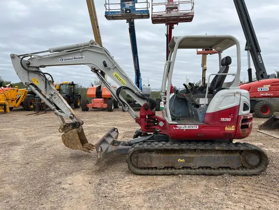 2017 Takeuchi TB260 Mini Excavator