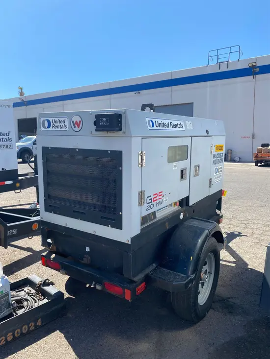 2018 Wacker Neuson G25 T4F Diesel Generator