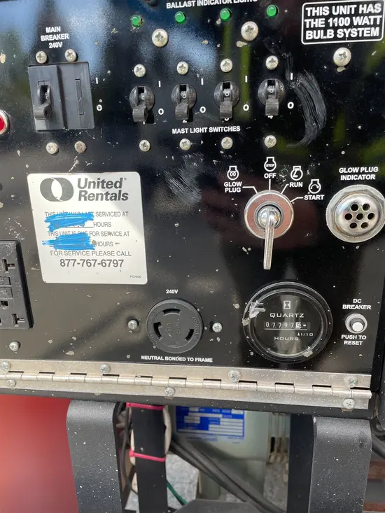 2019 Generac MLT3060MV Portable Light Tower