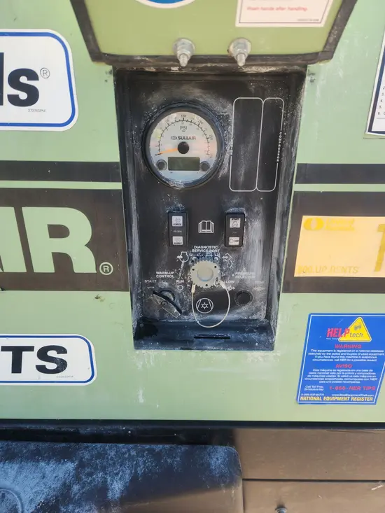 2018 Sullair 185DPQ-KU-T3 Air Compressor
