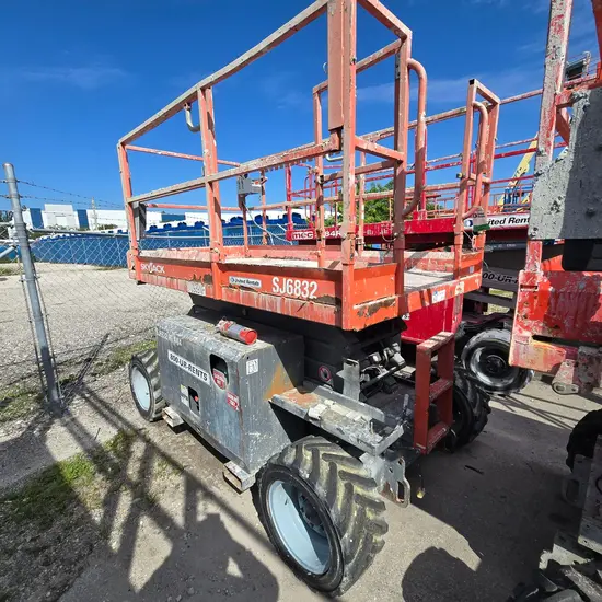2017 Skyjack SJ6832RT Rough Terrain Scissor Lift