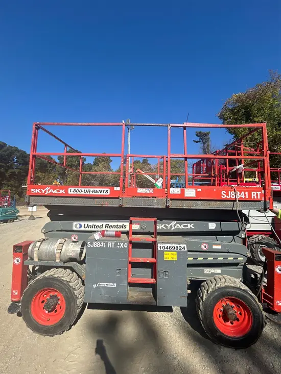 2016 Skyjack SJ8841RT Rough Terrain Scissor Lift