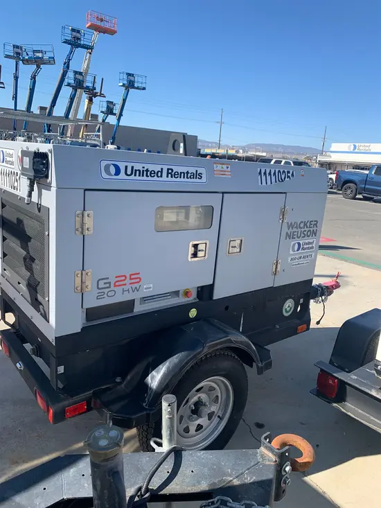2020 Wacker Neuson G25 T4F Diesel Generator
