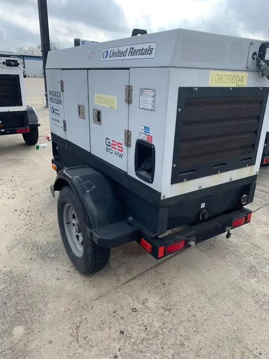 2018 Wacker Neuson G25 T4F Diesel Generator