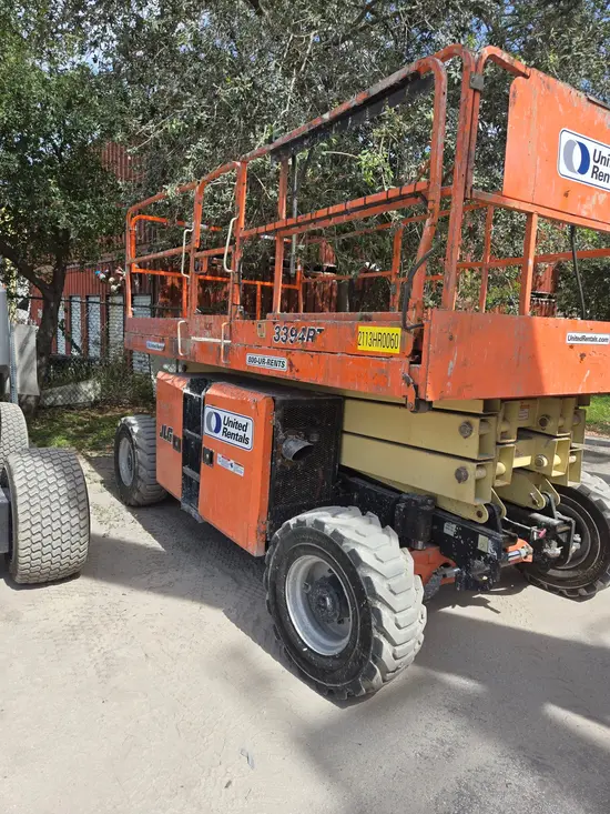 2018 JLG 330LRT Rough Terrain Scissor Lift