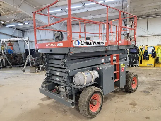 2017 Skyjack SJ8841RT Rough Terrain Scissor Lift
