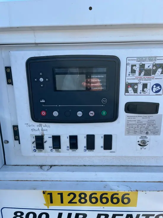 2021 Generac MDG25IF4 Diesel Generator