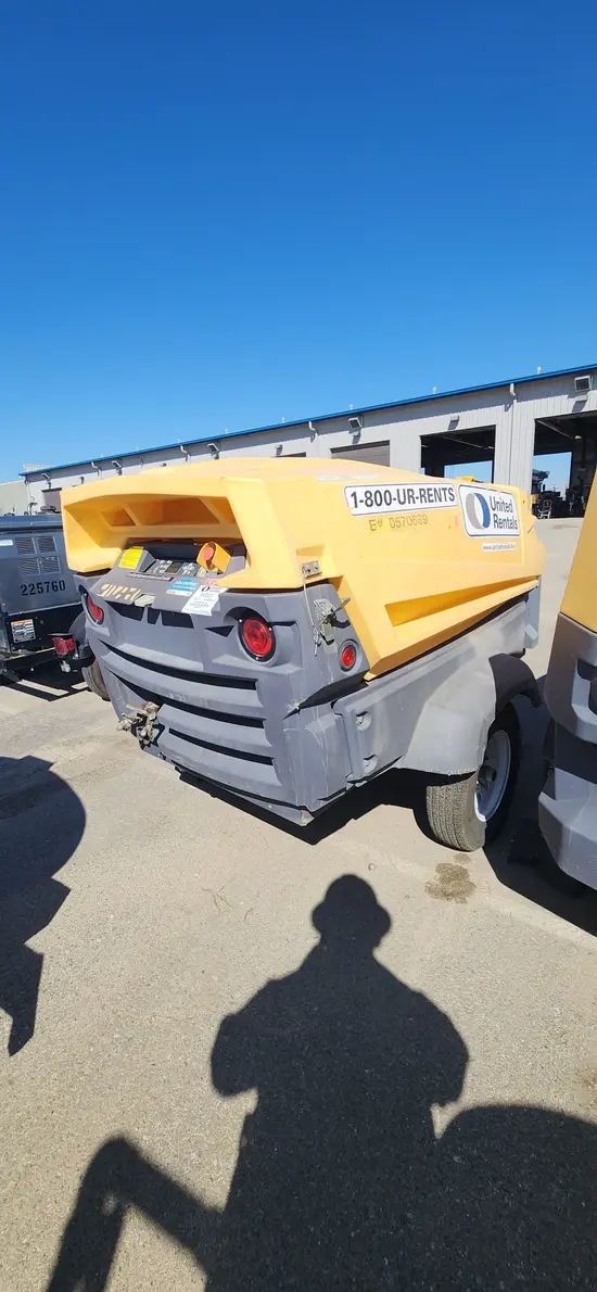 2017 Atlas Copco XAS185KD7 T4F Air Compressor