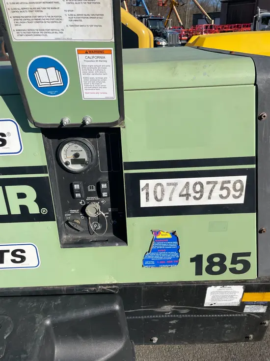 2018 Sullair 185DPQ-KU-T3 Air Compressor