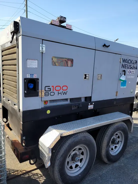 2019 Wacker Neuson G100 T4F Diesel Generator